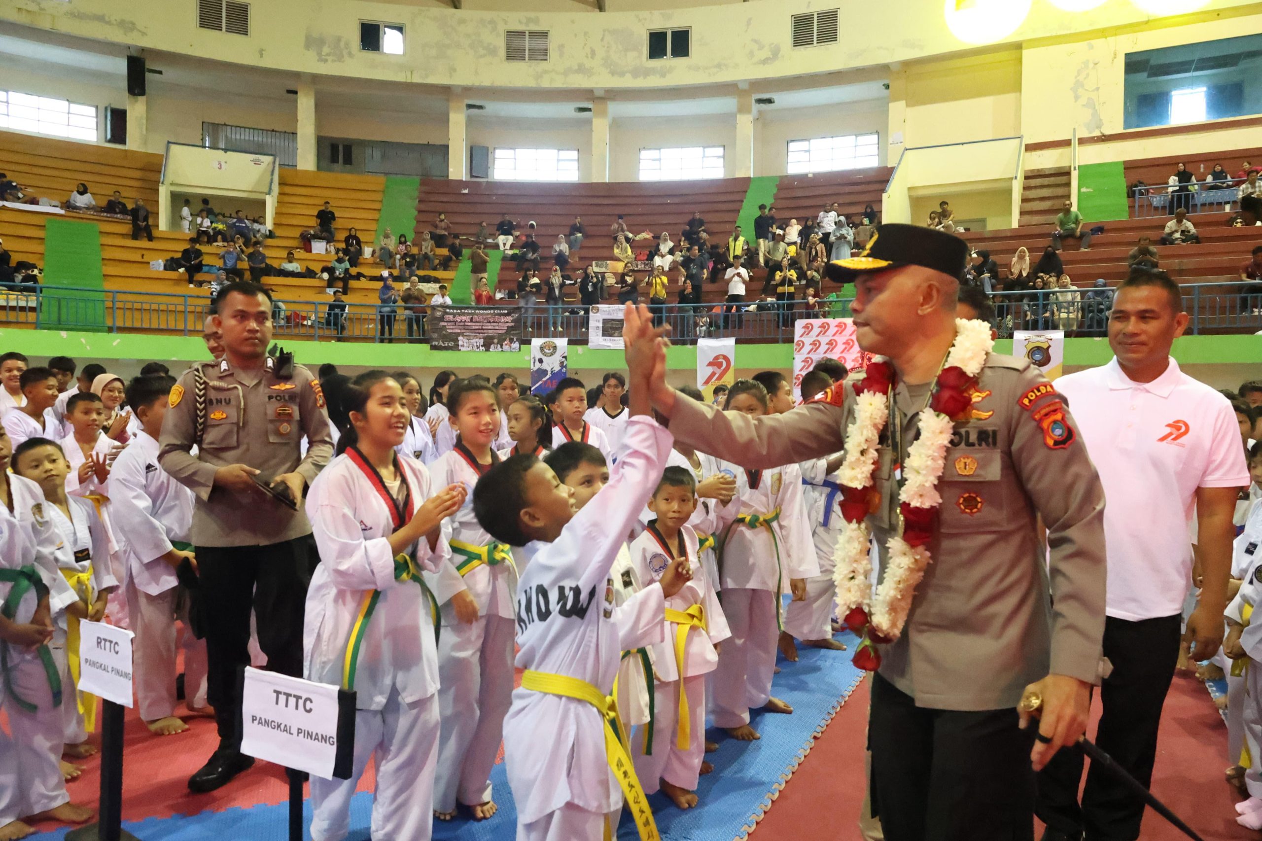 Kejuaraan Taekwondo Bhayangkara Presisi Piala Kapolda Babel Cup 2025 Resmi Dibuka