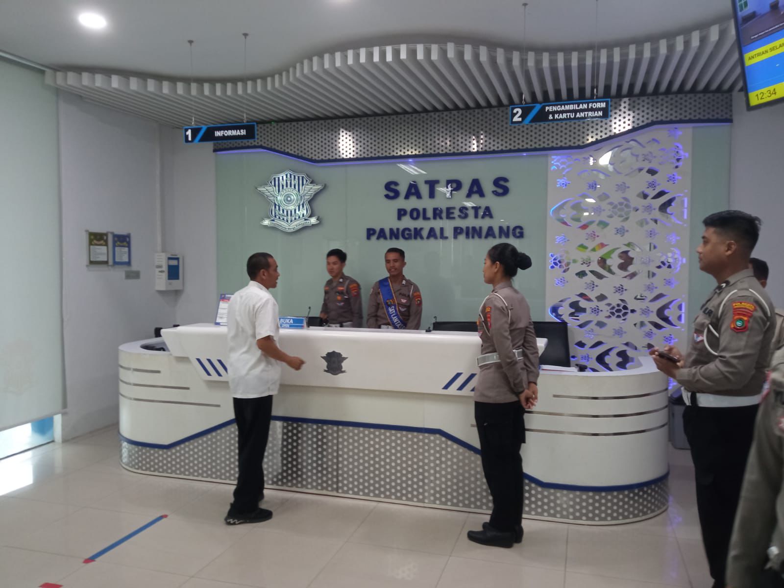 Tim Monev Stamarena Polri Cek Sejumlah Ruangan Pelayanan Polda Babel