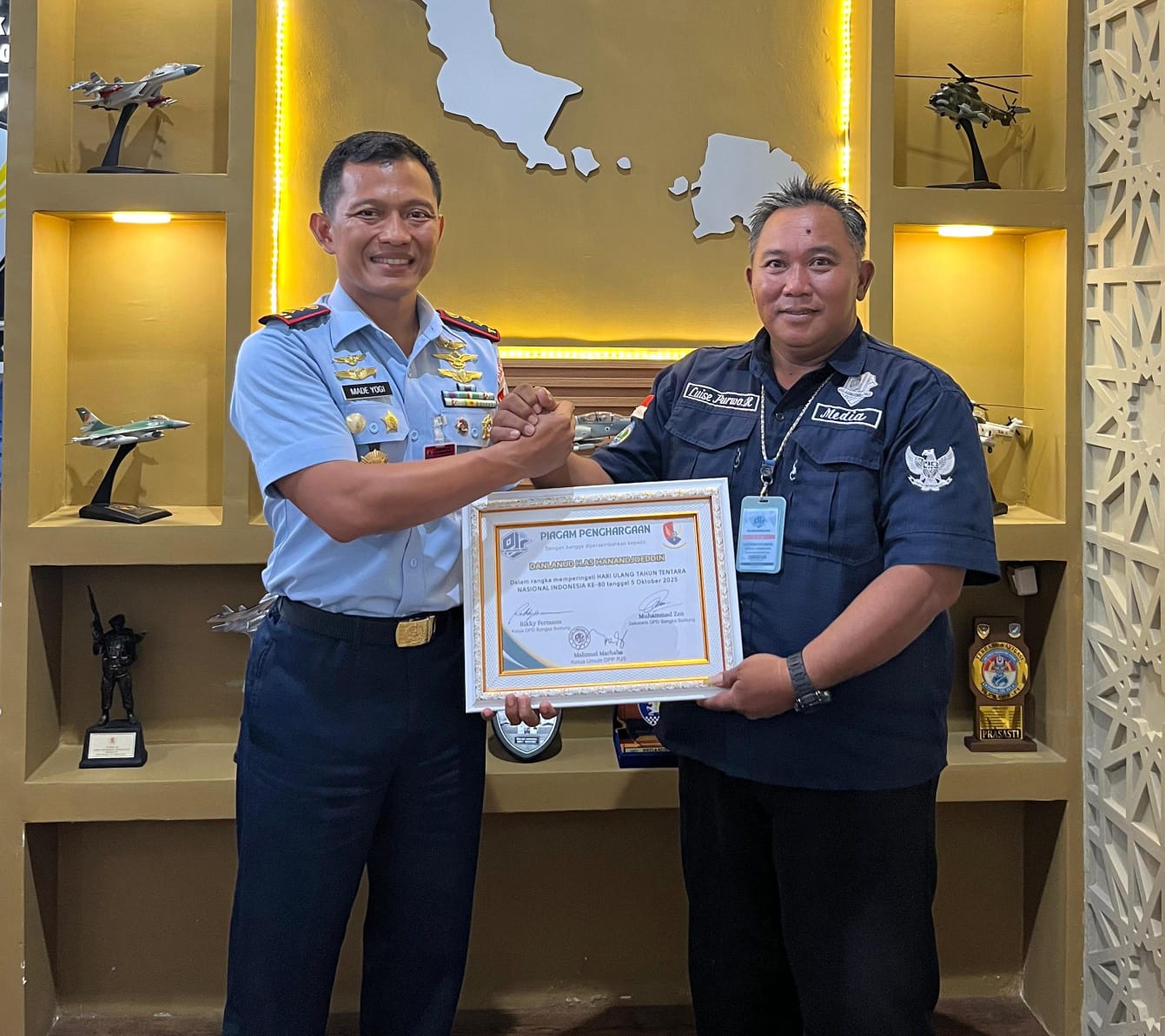 Momentum HUT ke-80 TNI AU, PJS Belitung Apresiasi Peran Lanud H. AS Hanandjoeddin dalam Jaga Persatuan Bangsa