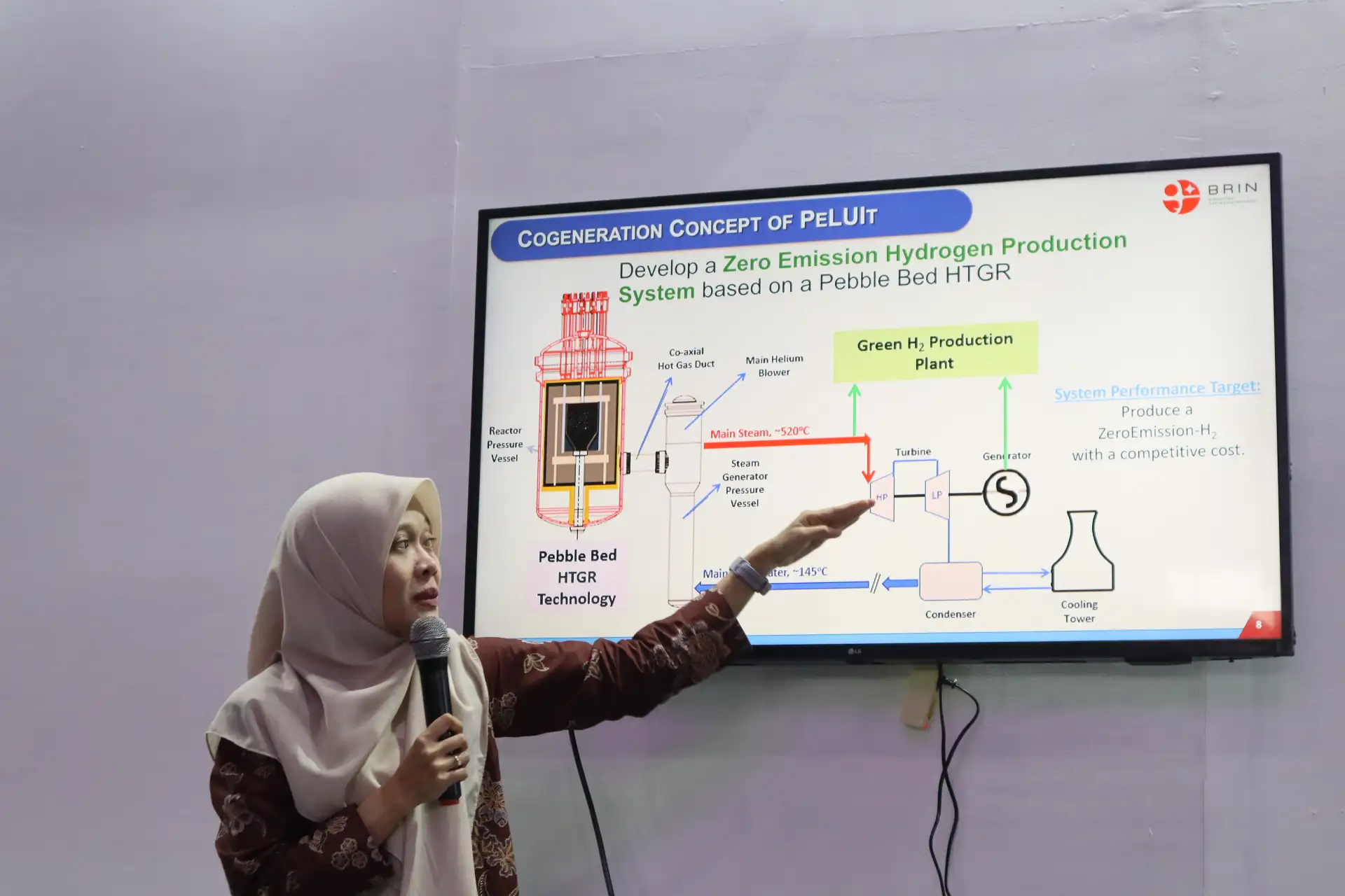BRIN Sampaikan Kajian Reaktor PeLUit dan Riset Tapak PLTN dalam InaRI Expo 2025