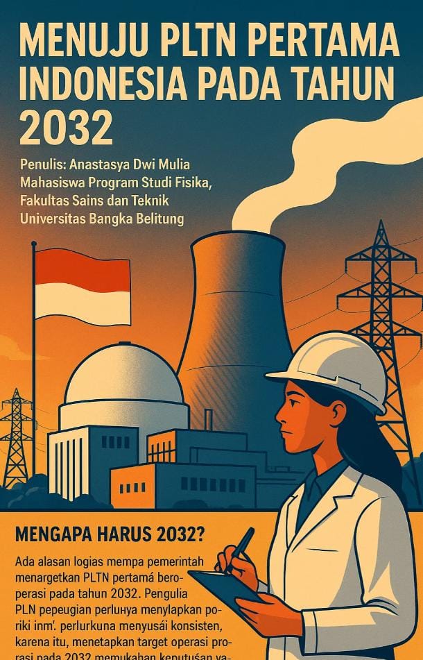 Menuju PLTN Pertama Indonesia Pada Tahun 2032