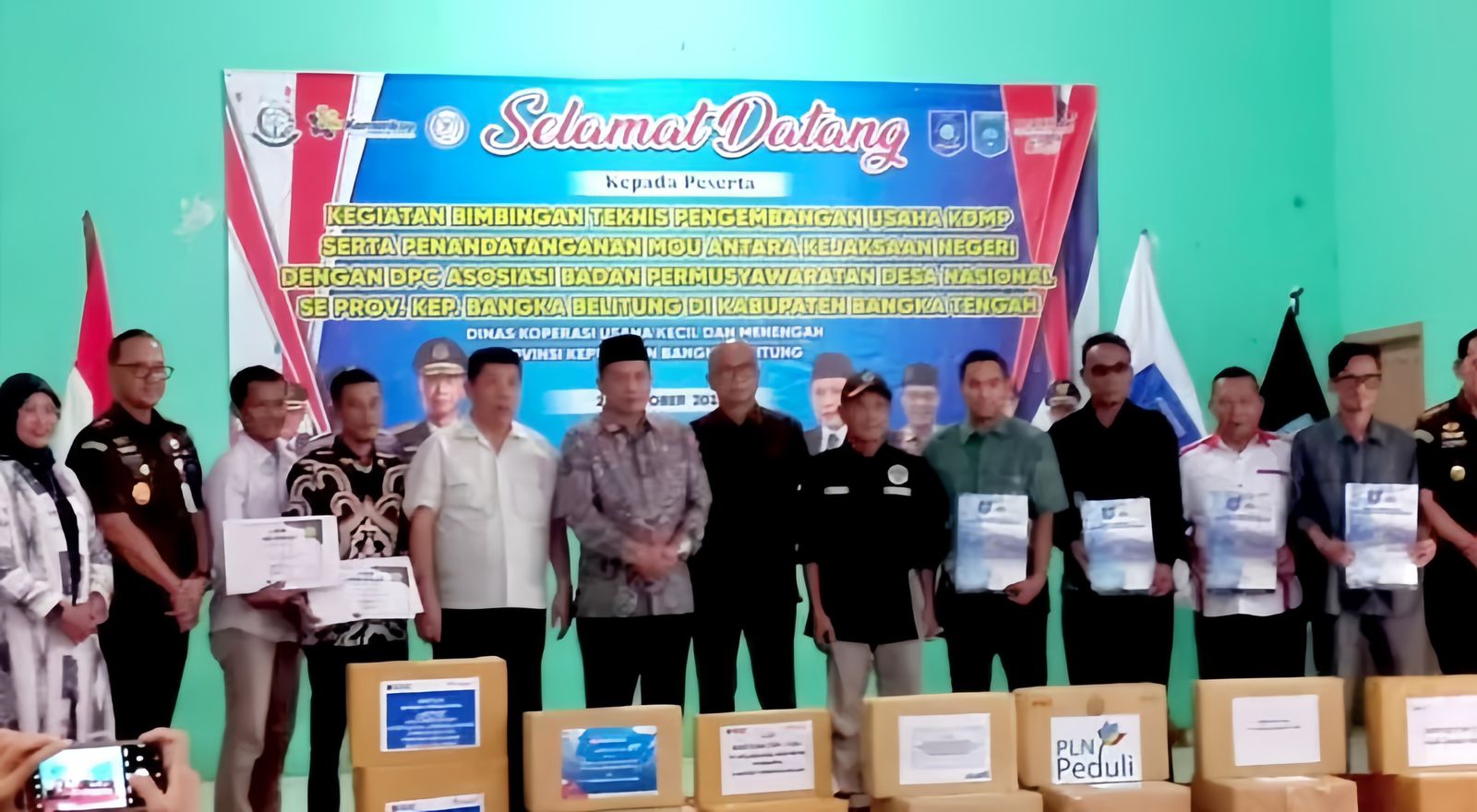 Menteri Koperasi & UKM RI Hadiri Penutupan Bimtek Pengawas Koperasi Dana Merah Putih di Bangka Tengah