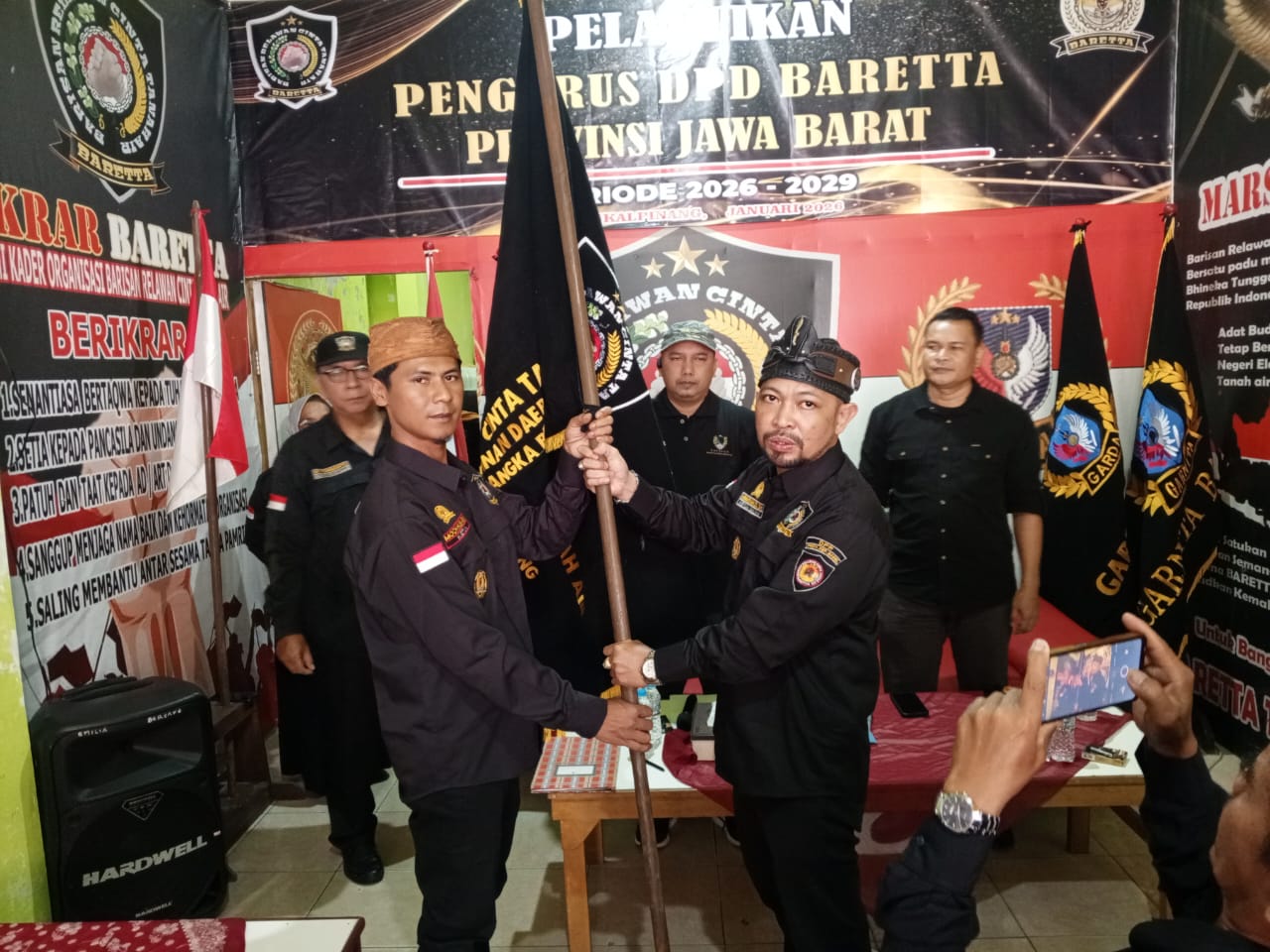 DPP BARETTA Indonesia Resmi Melantik Ketua DPD Provinsi Jawa Barat 