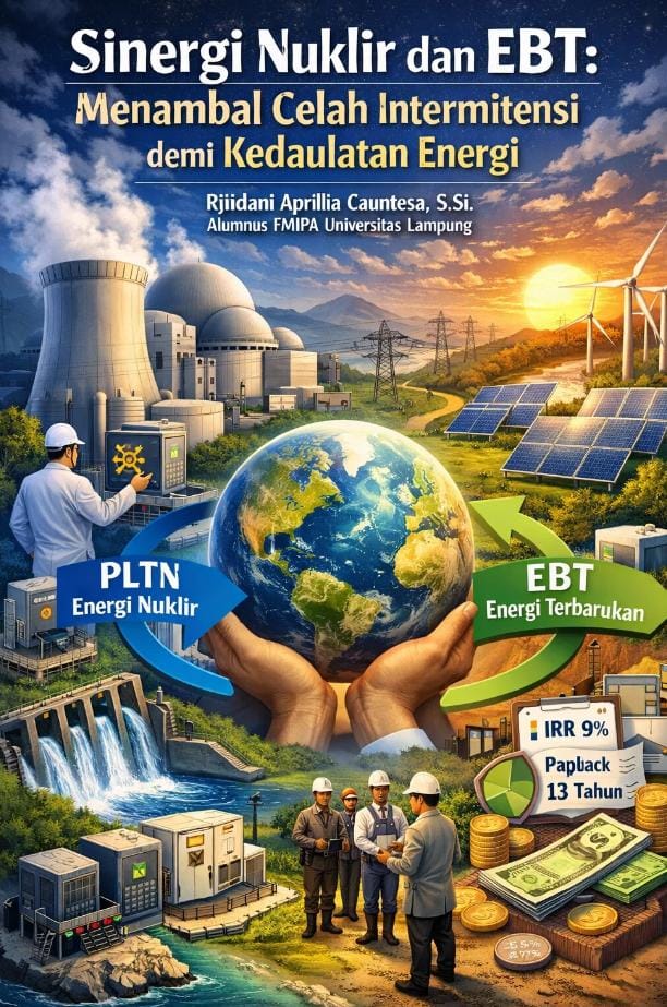 Sinergi Nuklir dan EBT: Menambal Celah Intermitensi demi Kedaulatan Energi