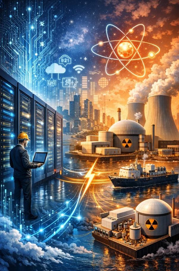 Kebutuhan Listrik Industri Data Center Terus Melonjak, Energi Nuklir Mulai Dilirik