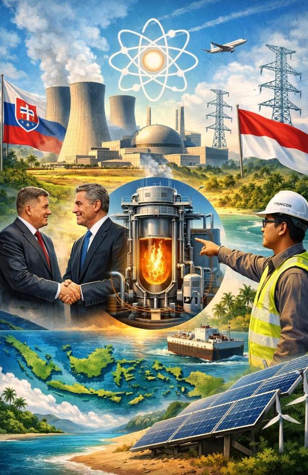 Slovakia dan AS Kerja Sama Bangun PLTN, Indonesia Siap Menyusul?