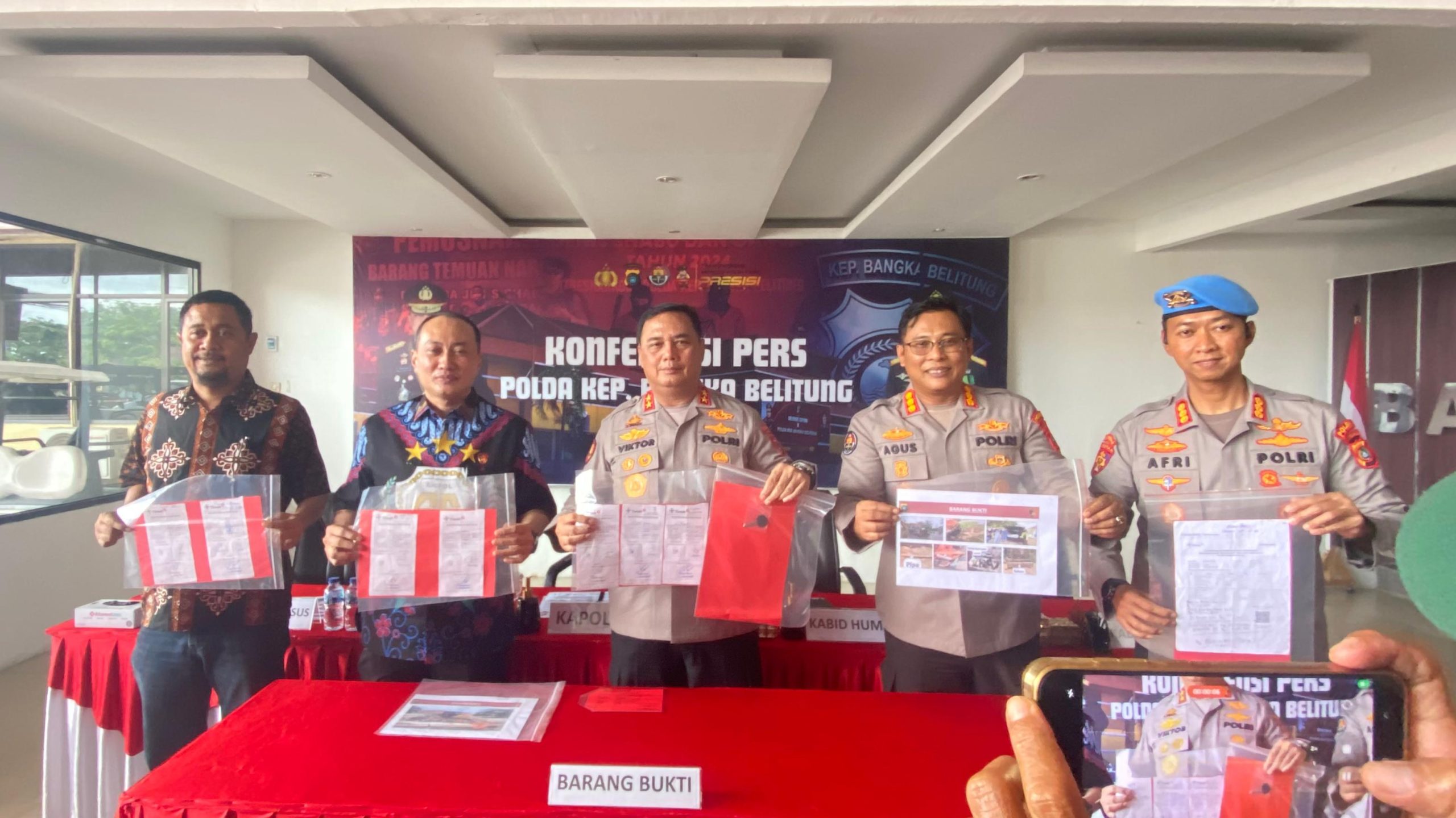 Kapolda Babel Ungkap 3 Tersangka Laka Tambang Pondi Pemali, 7 Orang Tewas