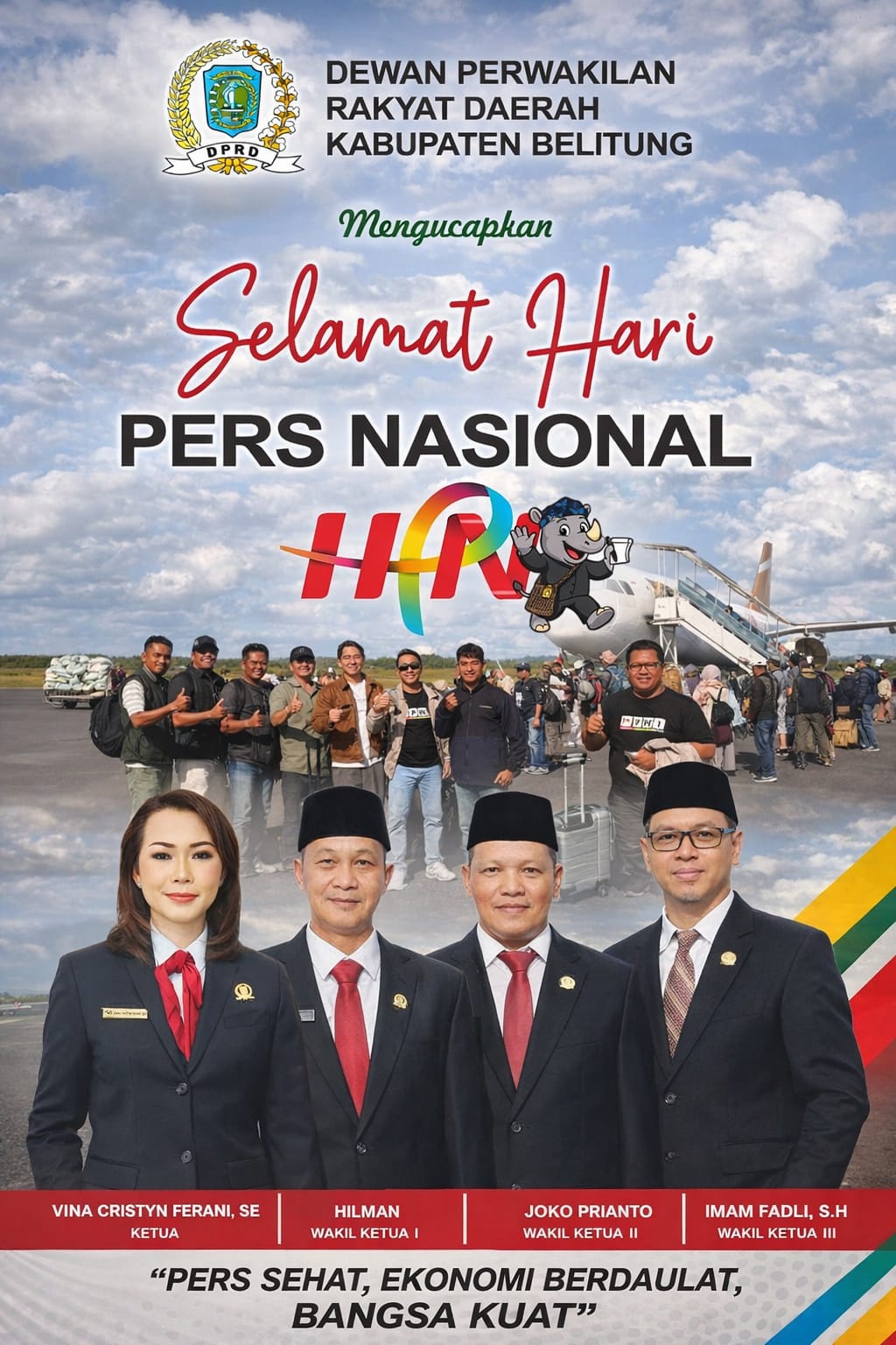 Ini Pesan Ketua DPRD Belitung Dalam Mengapresiasi dan Mengucapkan Selamat HPN 2026