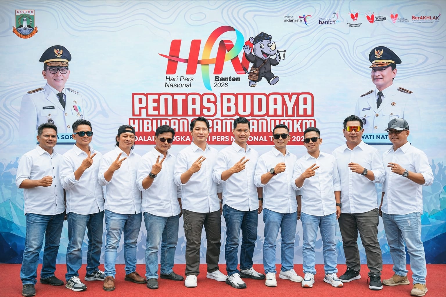 9 Wartawan Belitung Hadiri Puncak Peringatan HPN 2026