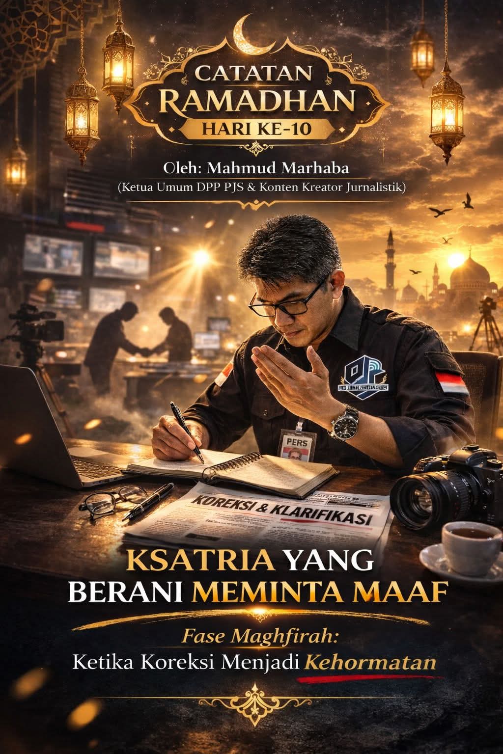 Mahmud Marhaba: Meminta Maaf Adalah Jalan Ksatria Jurnalis di Fase Maghfirah