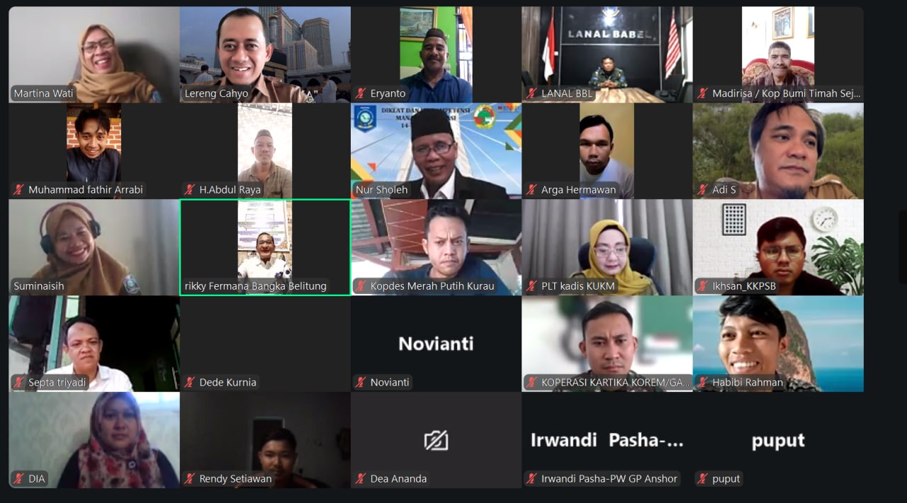 DKUKM Babel Dorong SDM Koperasi Naik Kelas Lewat Pelatihan dan Sertifikasi BNSP