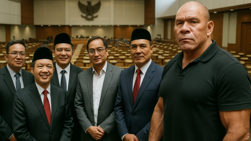 Ilustrasi konflik hukum antara penulis Ahmad Bahar dengan Hercules dari organisasi GRIB Jaya yang saling melaporkan ke kepolisian