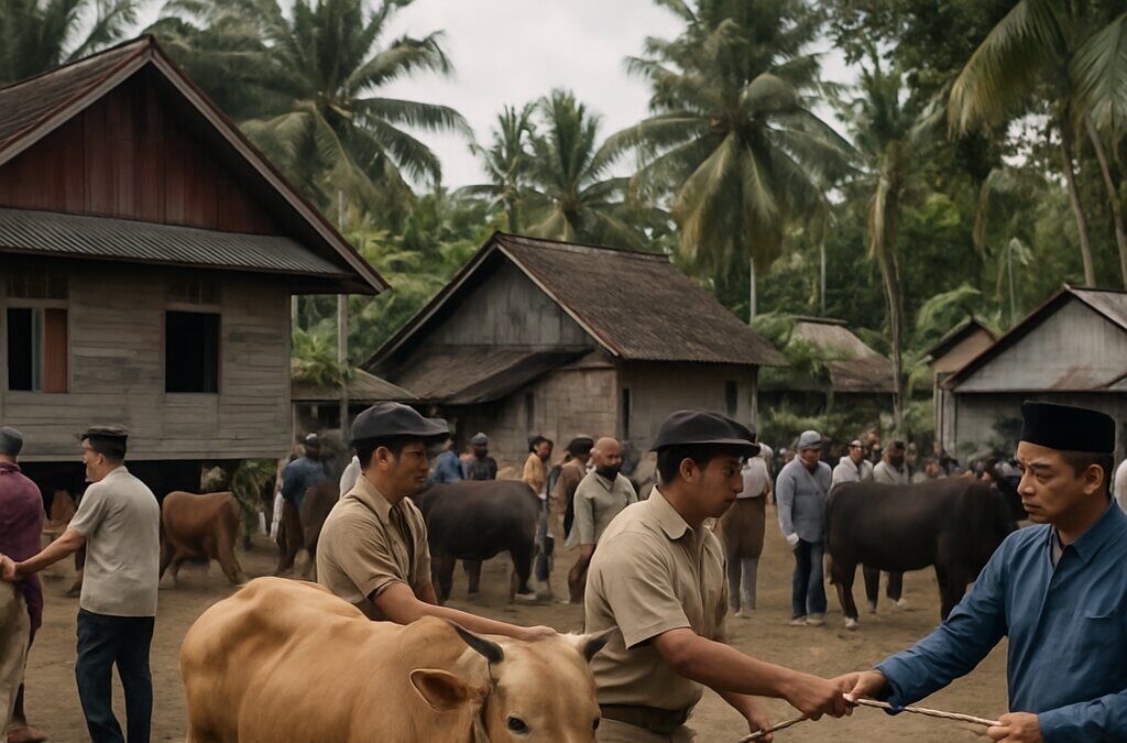 Distribusi hewan kurban untuk korban bencana di wilayah Aceh Timur dan Aceh Tamiang