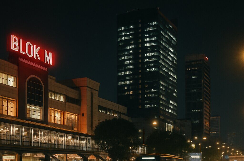 Kawasan Blok M Jakarta Selatan tempat kejadian penganiayaan warga negara Brunei