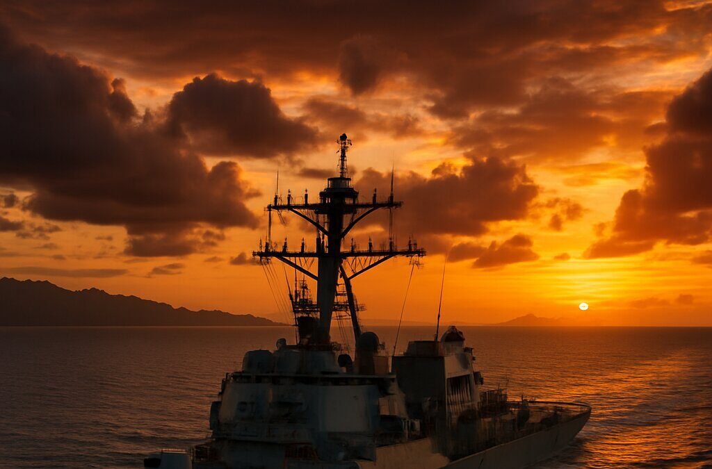 Kapal perang AS berpatroli di kawasan Selat Hormuz, jalur minyak strategis global