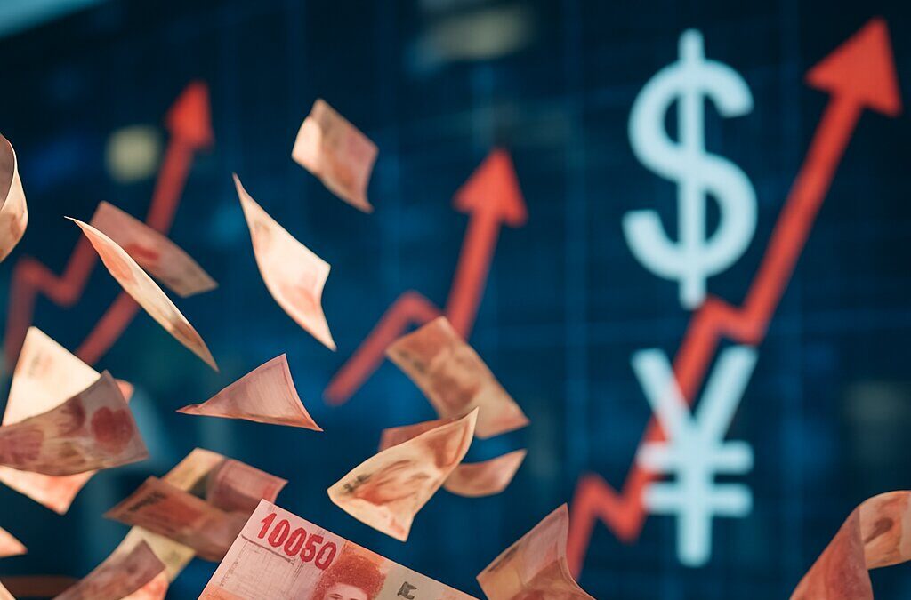 Ilustrasi pelemahan rupiah terhadap dolar AS dan mata uang Asia lainnya