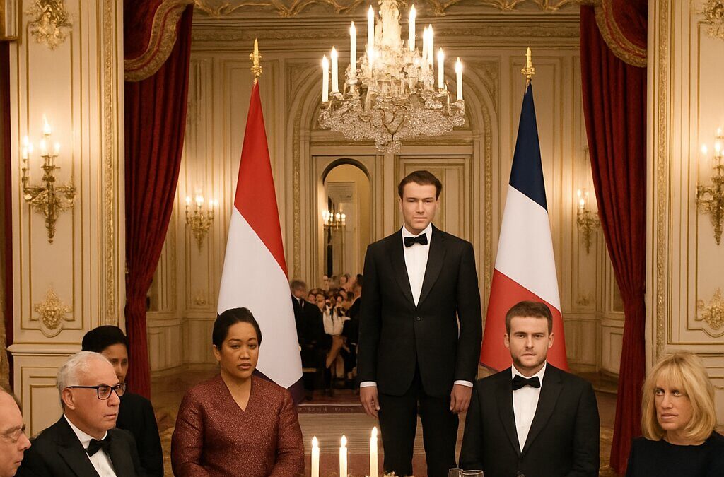 Jamuan kenegaraan resmi Presiden Prabowo dengan Presiden Macron di Istana Élysée Paris