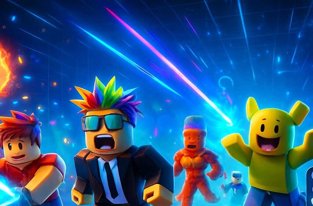 Tampilan gameplay Roblox Steal a Brainrot dengan karakter dan efek visual penuh warna