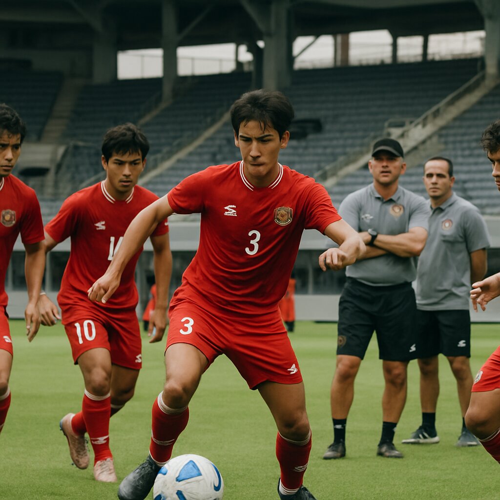 Skuad Timnas U19 Indonesia berlatih jelang Piala AFF 2026 di Sumatera Utara