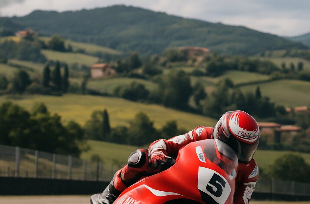 Motor balap Moto3 Honda Team Asia melaju di Sirkuit Mugello Italia saat sesi practice