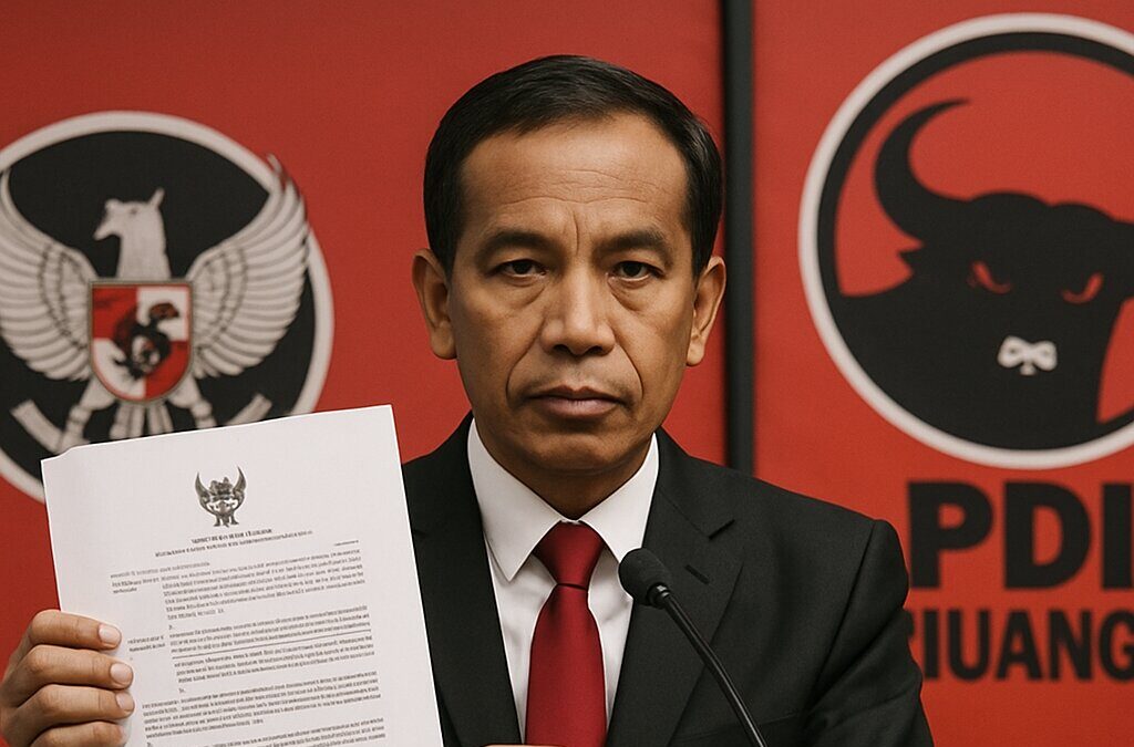 Suasana konferensi pers PDI-P membahas polemik ijazah Jokowi