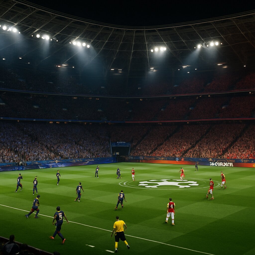 Stadion Budapest saat Final Liga Champions PSG vs Arsenal