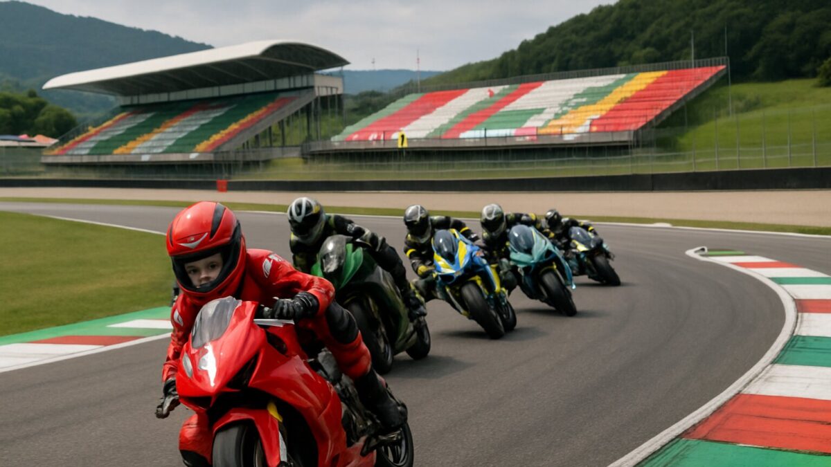 Pembalap muda Indonesia Kiandra Ramadhipa berkompetisi di Red Bull Rookies Cup Sirkuit Mugello Italia