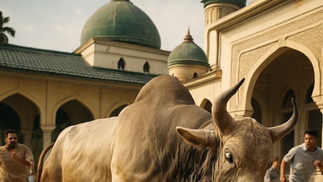 5 Fakta Sapi Kurban Prabowo Mengamuk di Masjid Surabaya