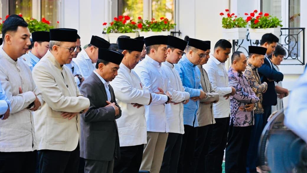 Presiden Prabowo Solat Iduladha Bersama Diaspora di Paris