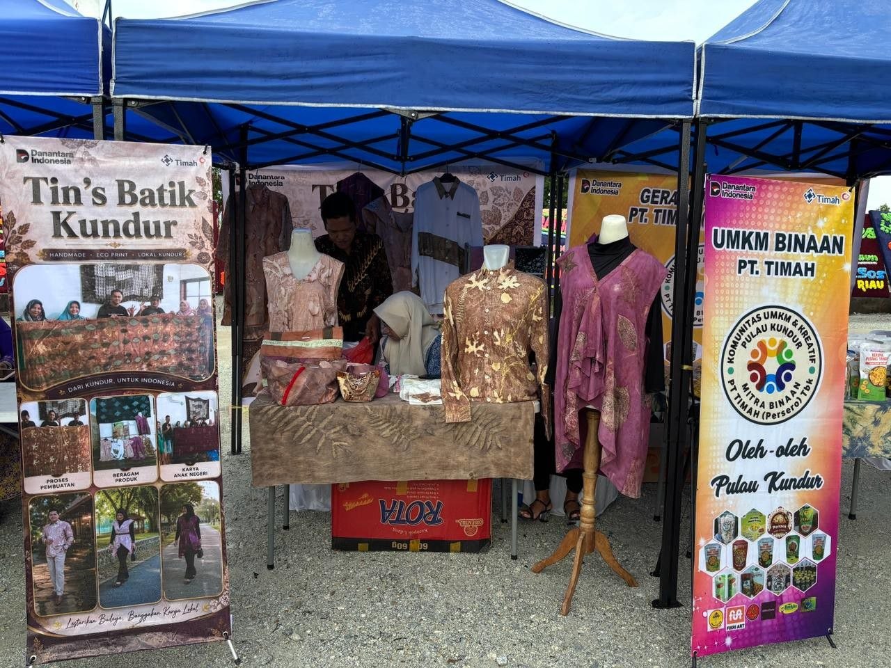 PT TIMAH Dukung UMKM Melalui Bazar di Mal Pelayanan Publik Karimun