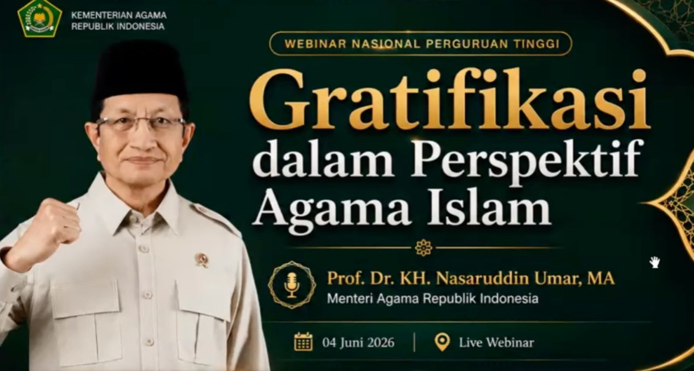 Menteri Agama Nasaruddin Umar memberikan arahan kepada pejabat terkait bahaya gratifikasi berkedok hadiah
