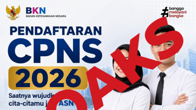 Poster Pembukaan CPNS 2026 yang Beredar Dipastikan HOAX