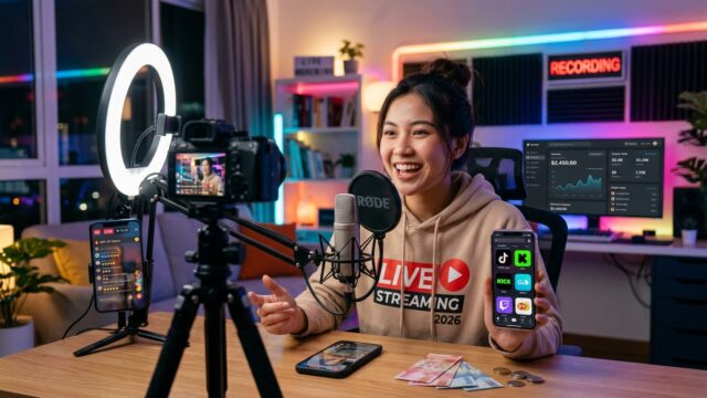 12 Aplikasi Live Streaming Penghasil Uang 2026, TikTok Live hingga Kick Bayar Paling Menguntungkan