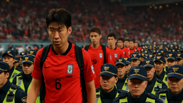 160 Police Escort South Korea Squad Home After World Cup Flop