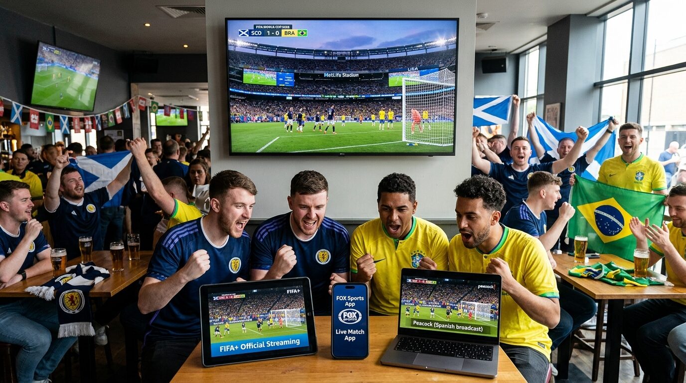 3 Aplikasi Streaming Terbaik & Legal Nonton Skotlandia vs Brasil Piala Dunia 2026
