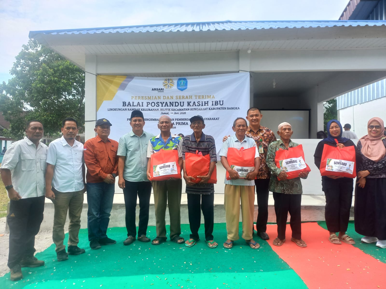 PT MSP-PT AEGA Prima Bangun Rumah Layak Huni dan Posyandu
