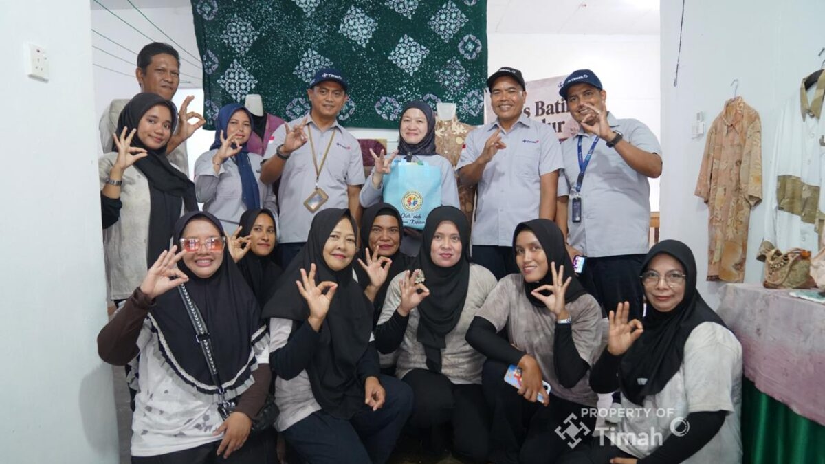 PT Timah Dorong Lahirnya UMKM Batik Khas Kundur