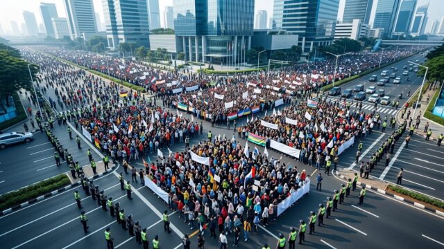 Ada 5 Demo di Jakarta, Simak Jalur Alternatif Bundaran HI hingga DPR