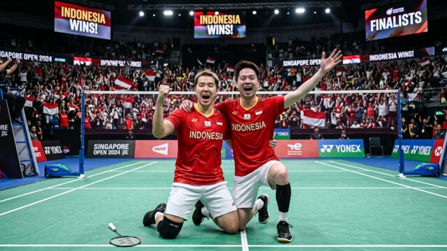 Fajar/Fikri Runner-Up Singapore Open 2026, Naik Peringkat 2 BWF