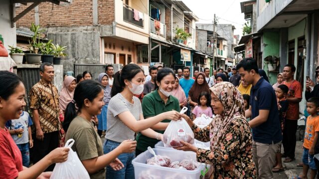 AMPI Ajak Pemuda Berkontribusi Melalui Penyaluran Daging Kurban