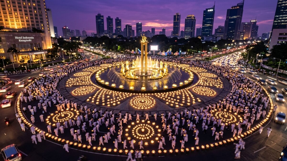 Festival Waisak Megah di Bundaran HI: 5 Hari Cahaya Damai Jakarta