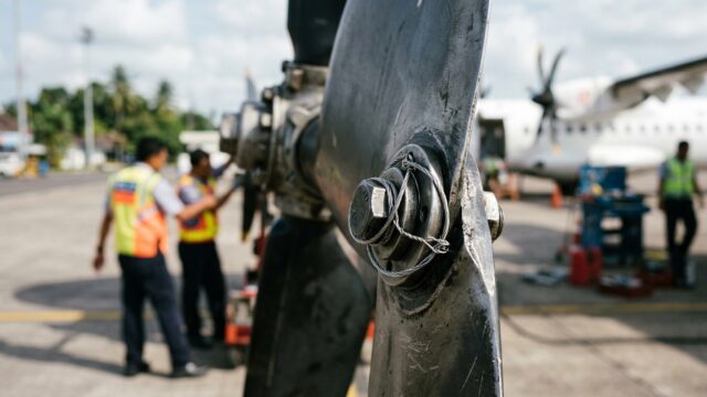 Ini Penjelasan Wings Air Soal Baling-Baling Diikat Cable Tie