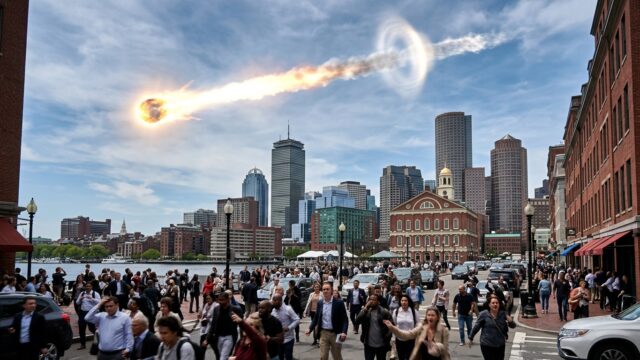 Meteor Mengamuk di Boston, Ledakan Setara 300 Ton TNT