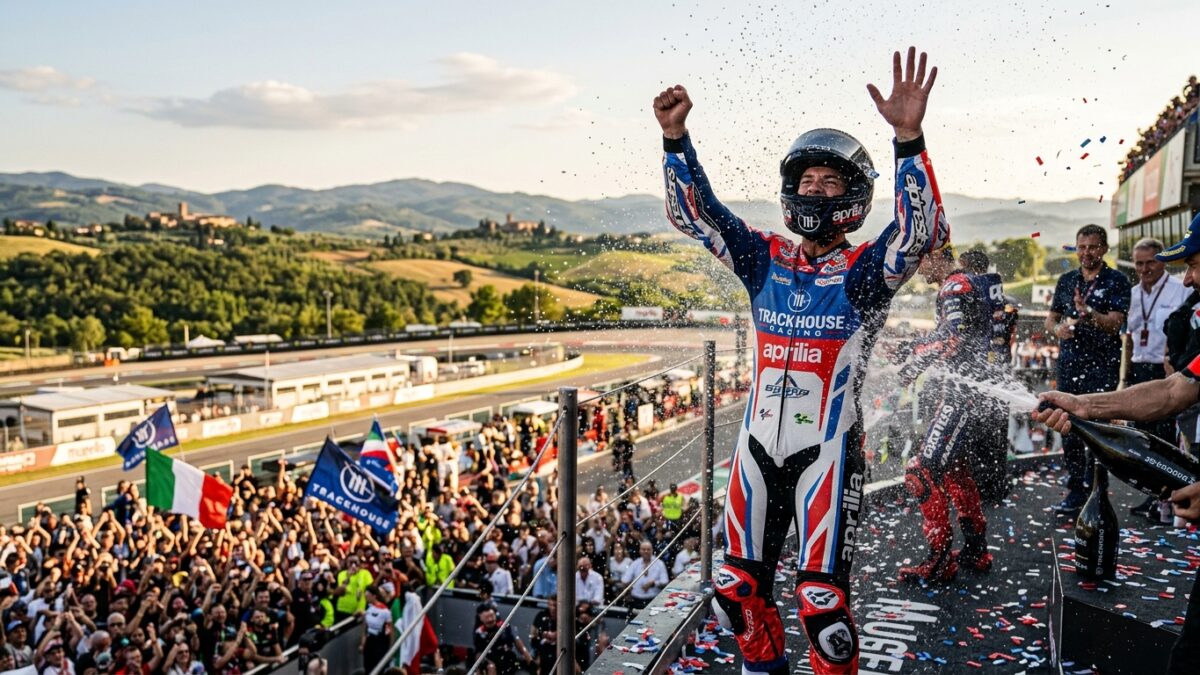 Fernandez Pecah Telur, Kemenangan Perdana Sprint Mugello
