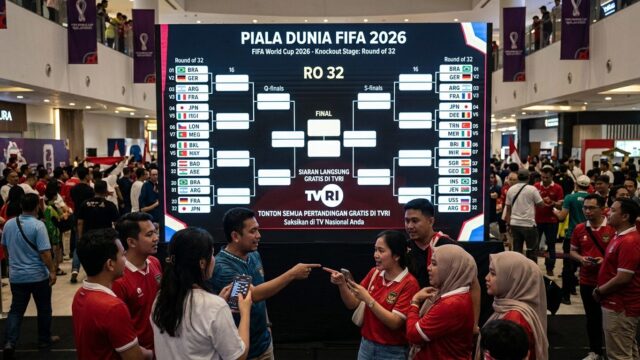 FIFA World Cup 2026 schedule: Round of 32 and free TVRI