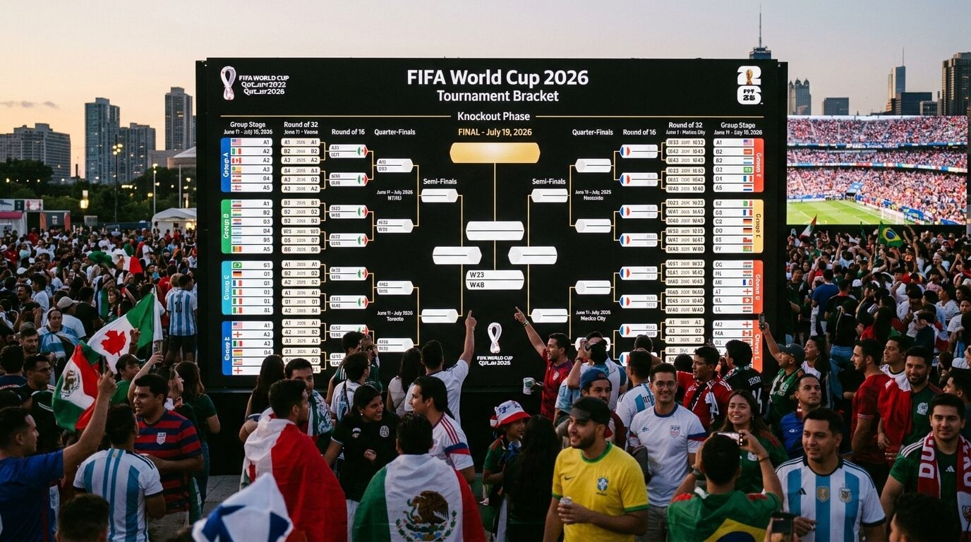 Bagan Lengkap Pertandingan Piala Dunia FIFA 2026