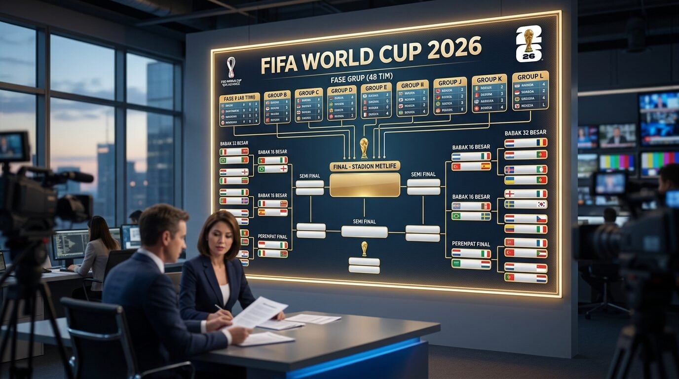 Bagan Lengkap Piala Dunia 2026: Format Baru 48 Tim dari Grup hingga Final