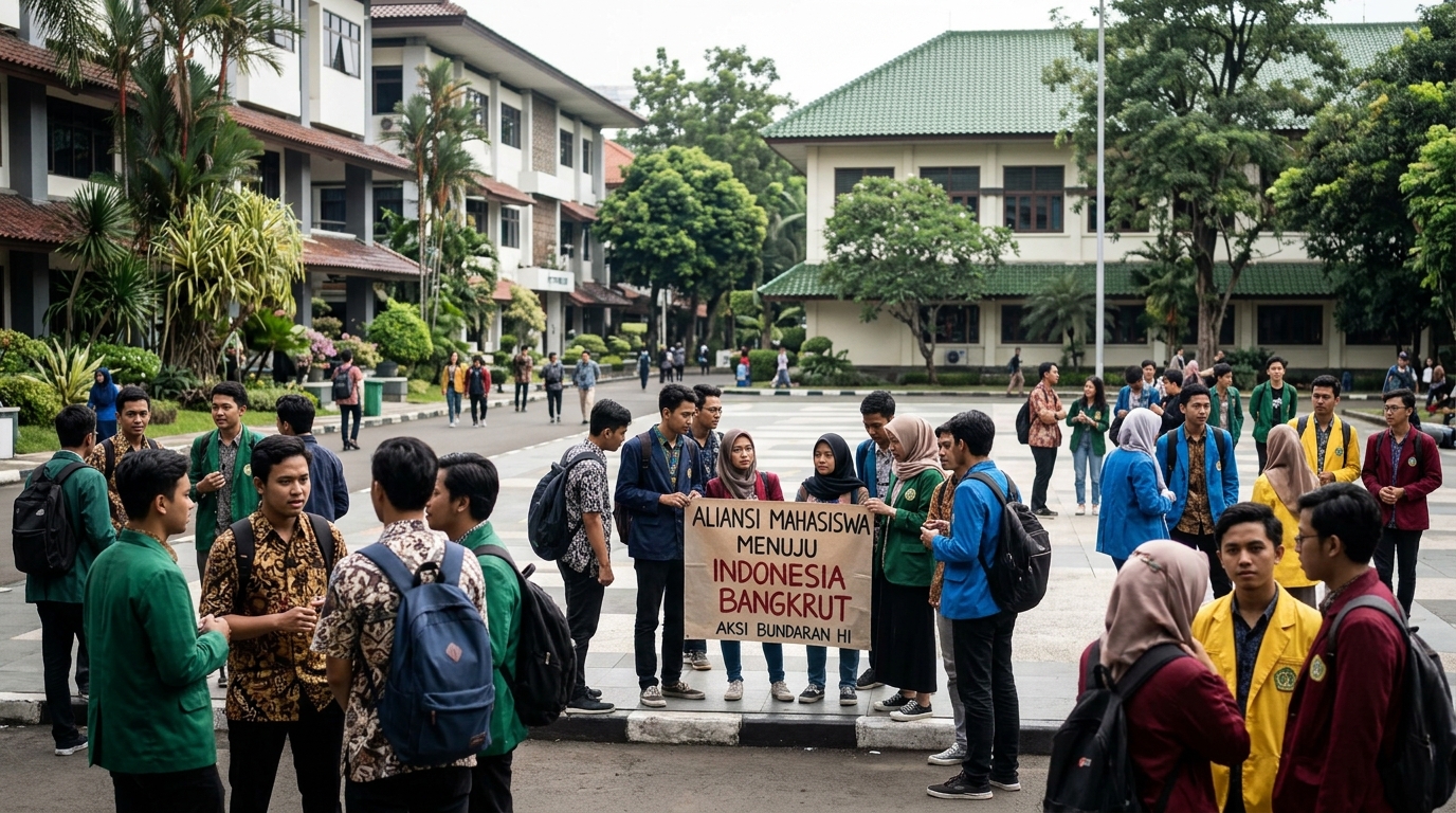 BEM UI Bakal Demo di Bundaran HI Besok Jumat 12 Juni 2026