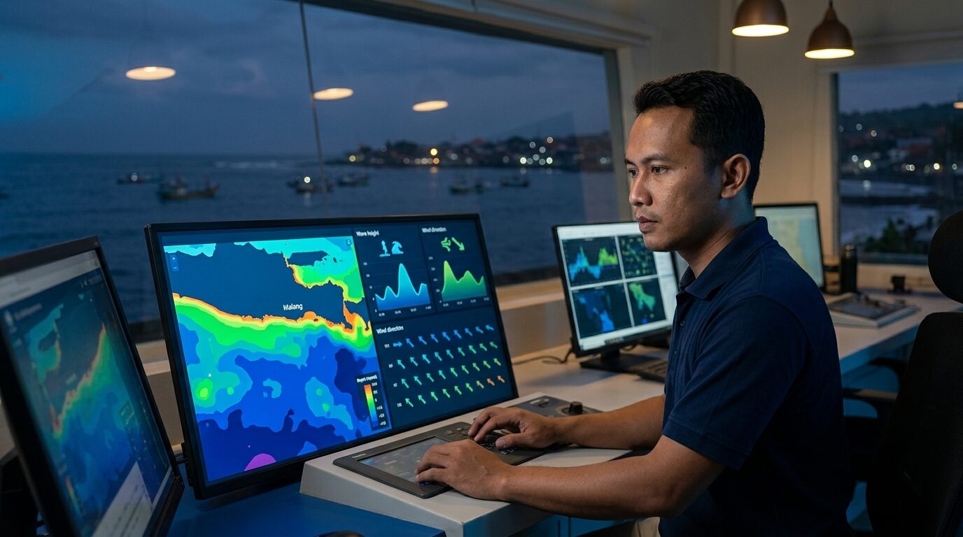 BMKG Keluarkan Prakiraan Cuaca Maritim Perairan Malang Hingga 19 Juni 2026