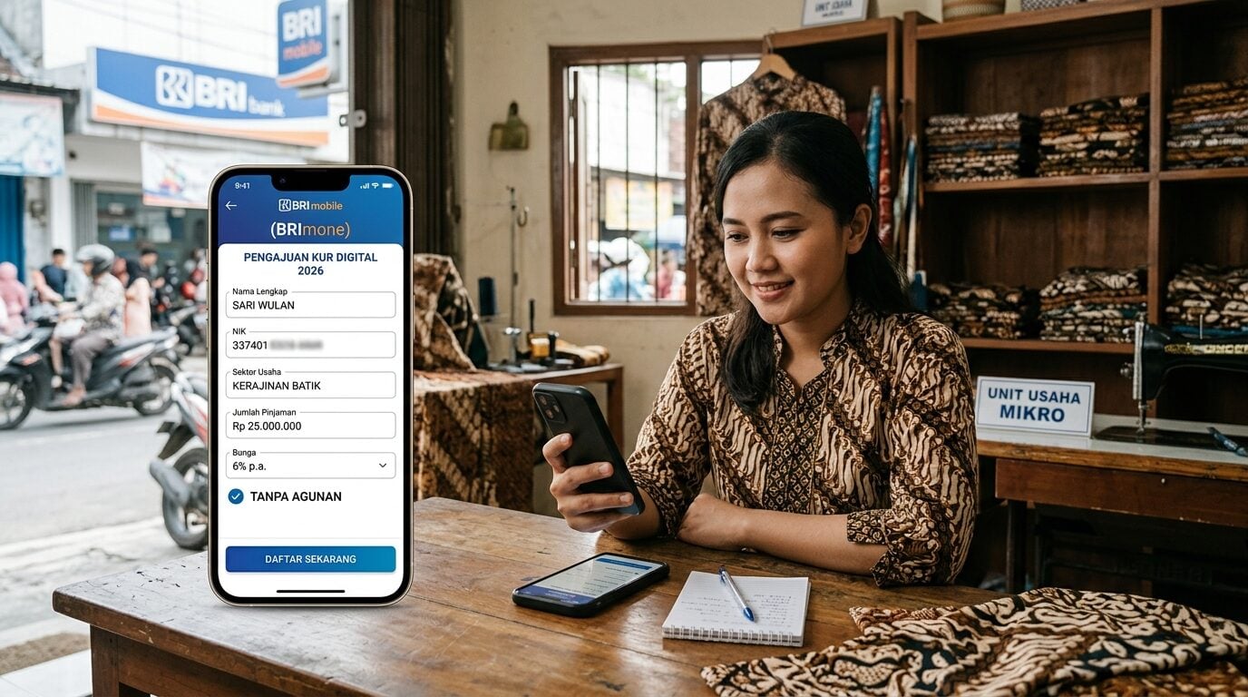 Cara Daftar KUR BRI 2026 Online Tanpa Jaminan